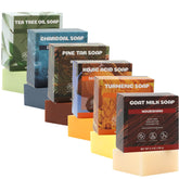 Rinse & Robust cedar bar image; woody scent for a refreshing daily cleanse.