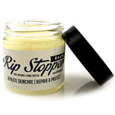 Rip Stopper Skin Balm jar shown for training moisture and protection.