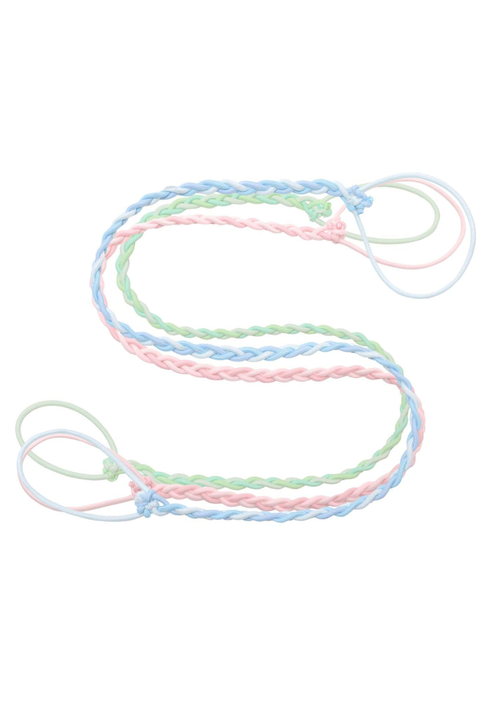 Rip Tie tropical soft hair tie 24in securing a tangle-free ponytail for daily wear.