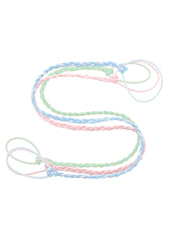 Rip Tie tropical soft hair tie 24in securing a tangle-free ponytail for daily wear.
