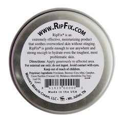 Applying RipFix balm on dry hands during training for comfort