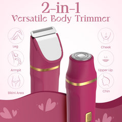 Risina trimmer facial detail head for precise facial grooming and touch-ups.