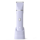 Risina electric razor for women in purple, front view for quick grooming