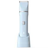 Risina electric shaver for women blue compact design for quick smoothing.