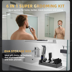 ritarga titanium-t-blade delivers smooth, snag-free trims for beard, nose, and body grooming.
