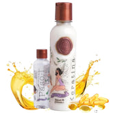 Ritual Botanico Organic Keratin bottle promotes smooth salon grade shine.