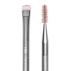 RMS Beauty Back2Brow plush end applies powder for fuller brows.