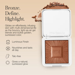 RMS Beauty Redimension Hydra-Bronzer cream blend enabling radiant sculpt and 3D finish