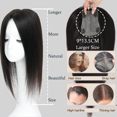RMYHIG Hair Toppers using virgin Remy hair for soft, tangle-free styling