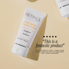Robanda Retinol formula image suggesting anti-aging benefits and improved skin tone.
