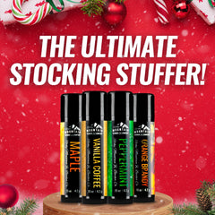 Rocky Mountain Barber orange-brandy lip balm application – portable moisture anytime