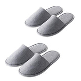 Rocutus zapatillas desechables, dos pares, empaquetadas individualmente para mayor higiene.