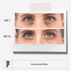 RODAN + FIELDS Active Hydration Bright Eye Complex texture seen on skin for quick absorption.