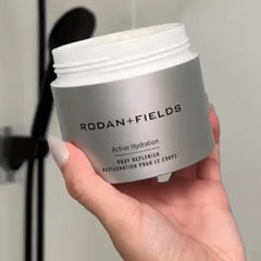 RODAN + FIELDS Active Hydration close-up texture showing non-greasy finish.