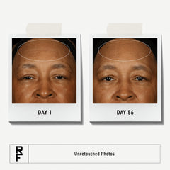 Rodan + Fields cleanser application demonstrates gentle exfoliation during routine.
