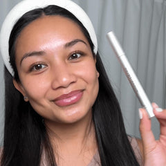 Rodan and Fields Lash Boost serum lashes close-up emphasizing fuller-looking lashes.