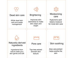 ROKKISS Tea Tree Peeling Gel ingredients include soothing tea tree and CICA for calm skin.