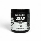 Rolda White Molding Hair Cream bottle shows all-day hold with natural finish.