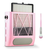 Rolokit nail dust collector front view with strong 80W suction for clean nail sessions