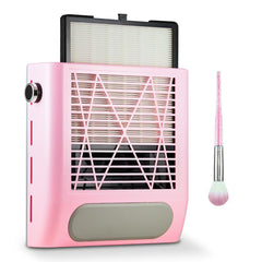 Rolokit nail dust collector front view with strong 80W suction for clean nail sessions