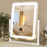 ROLOVE vanity mirror with lights 11x15 view for precise makeup with shadow-free illumination
