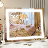 ROLOVE vanity mirror full-face view for complete makeup application