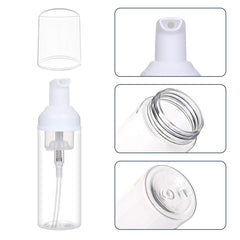ROMROC foam bottle travel-pack shows compact, refillable design for daily routines.