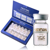 Ronas Stem Cell Solution ampoules packaging shows a compact travel-friendly design for on-the-go care.