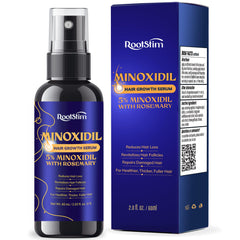 RootStim 5% Minoxidil bottle ready for targeted thinning hair support