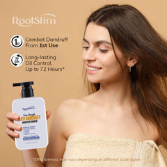 RootStim menthol rosemary cooling scalp image conveys instant itch relief.
