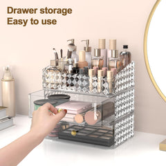 Rosoenvi stackable design for customizable vanity storage