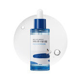 ROUND LAB Birch Juice Ampoule bottle closeup showing hydrating boost for sensitive skin.
