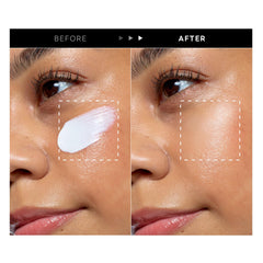 ROUND LAB Birch Juice Mild-Up Sunscreen application closeup illustrates smooth texture on skin