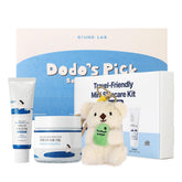ROUND LAB Dokdo Hydrating Trial Kit shows a compact four-step routine for daily moisture care.