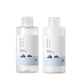 ROUND LAB Dokdo Toner bottle showing hydrating watery texture for sensitive skin