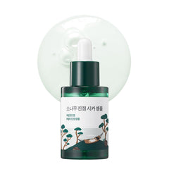 ROUND LAB Pine Calming Cica Ampoule bottle relaxing irritated skin and supporting the barrier
