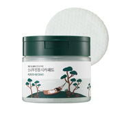 ROUND LAB Pine Calming Cica Pad packshot illustrating cooling relief for irritated skin.