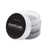 Routine Superstar deodorant jar—creamy formula gentle on sensitive skin and odor control.