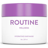Routine Wellness deep conditioning hair mask jar showing rich moisturizing formula