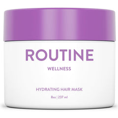 Routine Wellness deep conditioning hair mask jar showing rich moisturizing formula