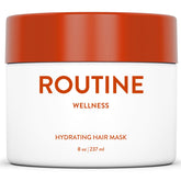 Routine Wellness Deep Conditioning Hair Mask packaging highlights coconut-vanilla formula for color-safe hydration.