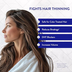 Routine Wellness shampoo-conditioner set on sink reflects color-safe daily hair care routine.