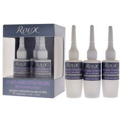 Roux Collagen Leave-In results in renewed vitality and youthful gloss on hair.