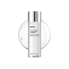 ROVECTIN Aqua Hyaluronic Essence bottle front—promotes hydrating, refreshing skin on contact.