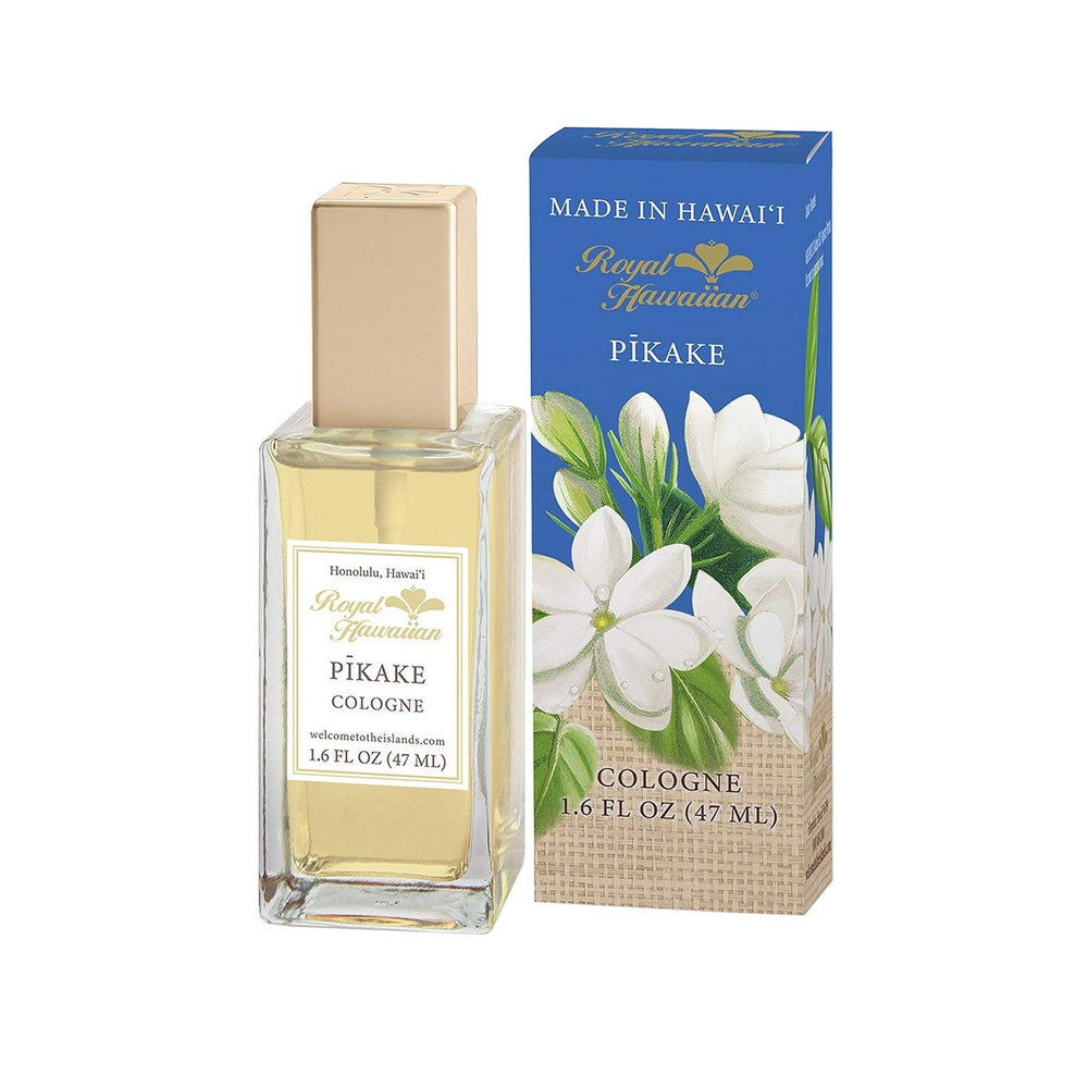 Royal Hawaiian Pikake Cologne bottle evokes romantic Hawaiian jasmine for evenings and occasions.