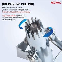 ROYAL Birdie side view highlights compact design ideal for travel or office routines