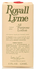 Royall Lyme after-shave application demonstrates cooling, refreshing post-shower feel.