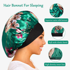 Roybens bonnet ideal for curly hair and braids to keep shapes intact