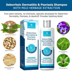 Roycederm Folliculitis Shampoo application helps calm redness during wash