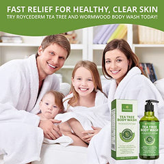 Roycederm tea tree oil drops provide natural refreshment and skin balance.